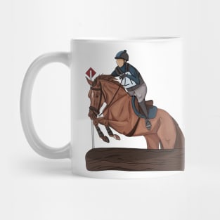 Eventing Chestnut Pony on Cross Country Mug